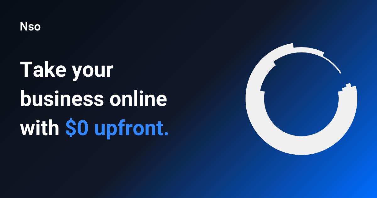 Nso | Your dedicated website design team with $0 upfront